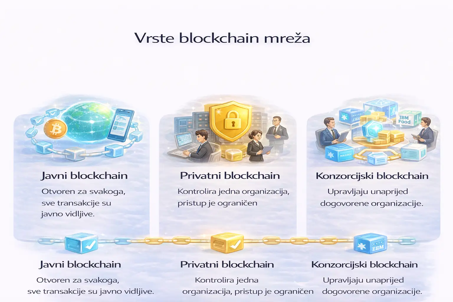 Vrste blockchain mreža