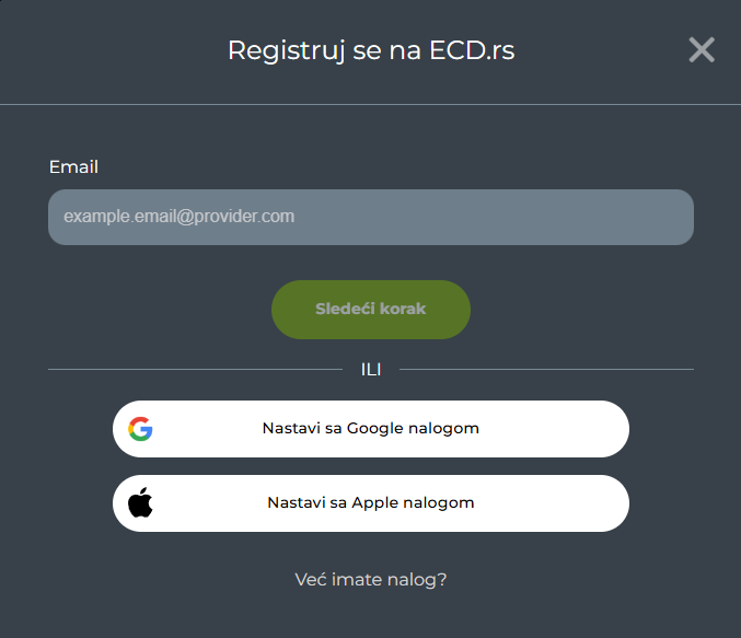 Kupovina Bitcoina na ECD