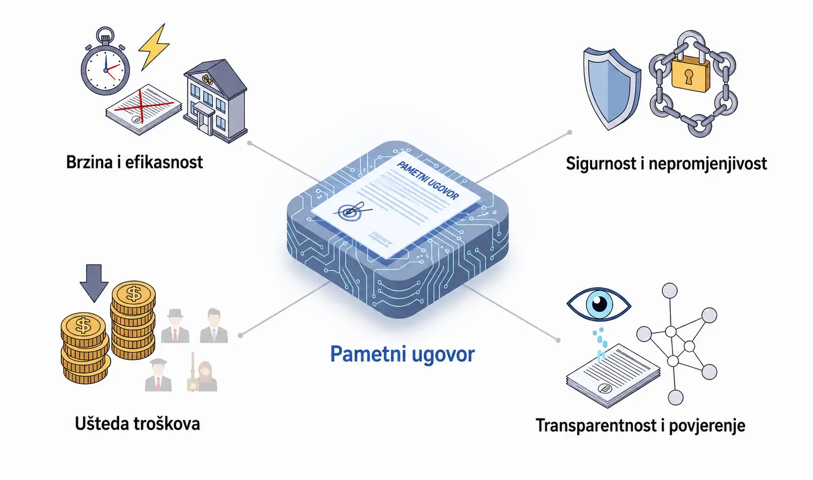Prednosti pametnih ugovora