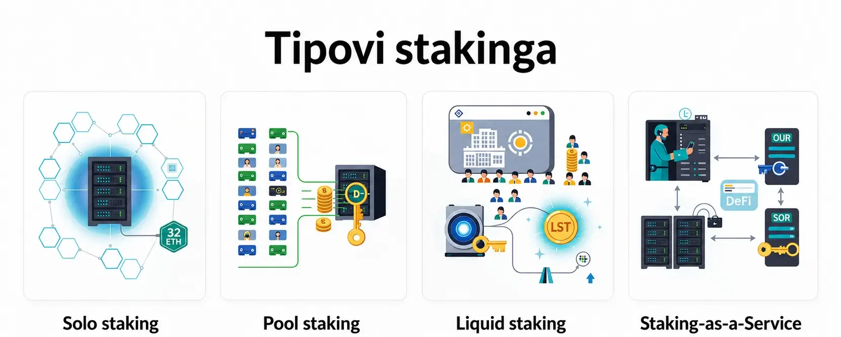 Tipovi stakinga